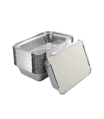 500 ml Aluminum Food Storage Container with airtight lid