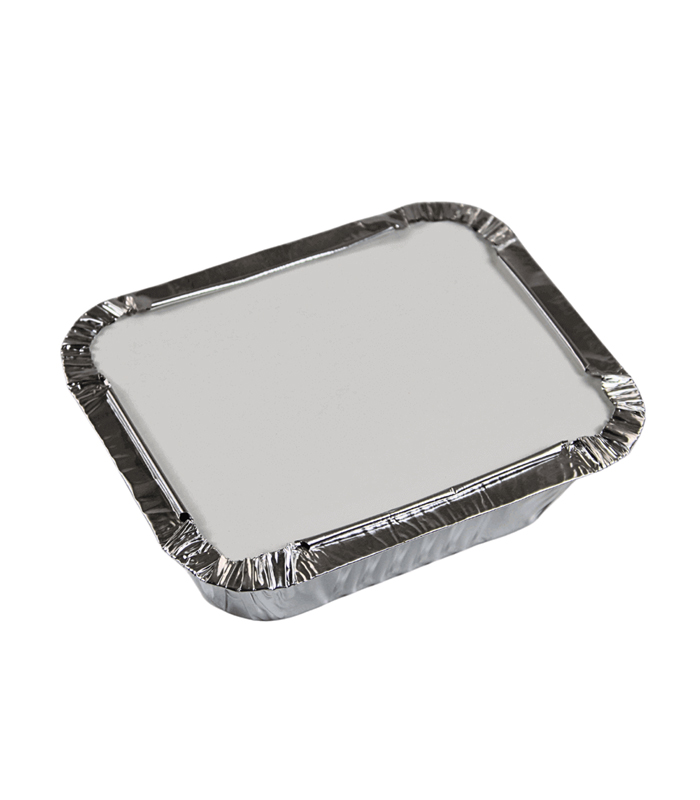 Aluminum food storage container with airtight lid for kitchen use